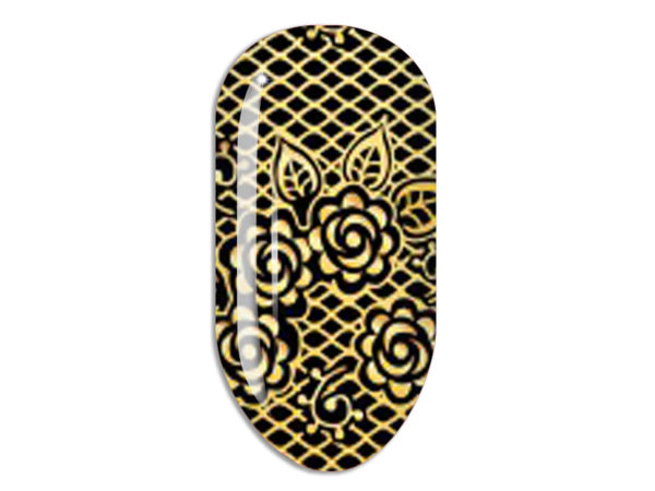 NAIL ART STICKERS F035G (pegatinas al agua)