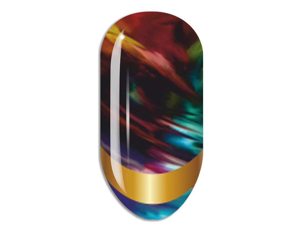 NAIL ART STICKERS J102 (pegatinas al agua)