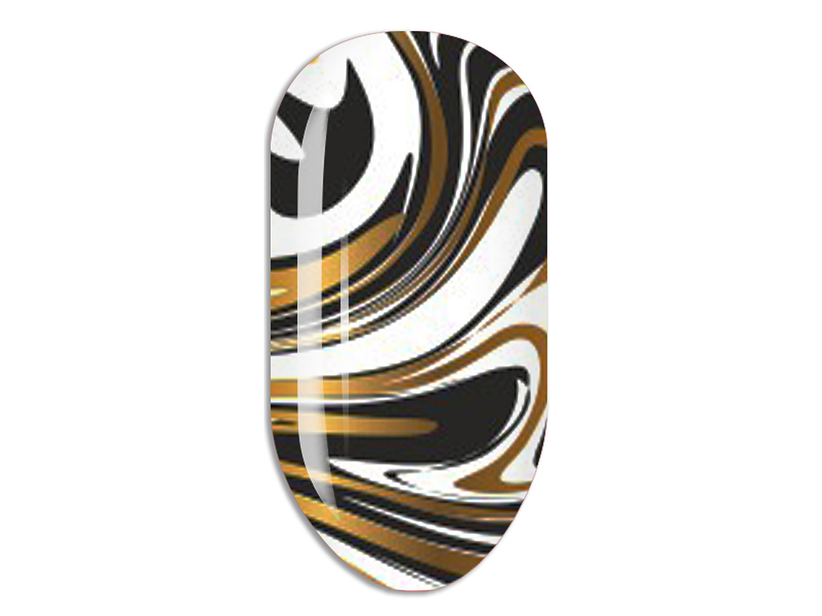 NAIL ART STICKERS J131 (pegatinas al agua)