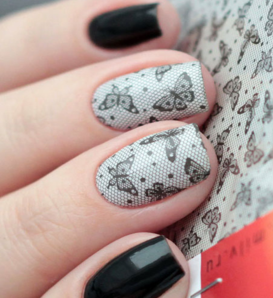 NAIL ART STICKERS N213 (pegatinas al agua)