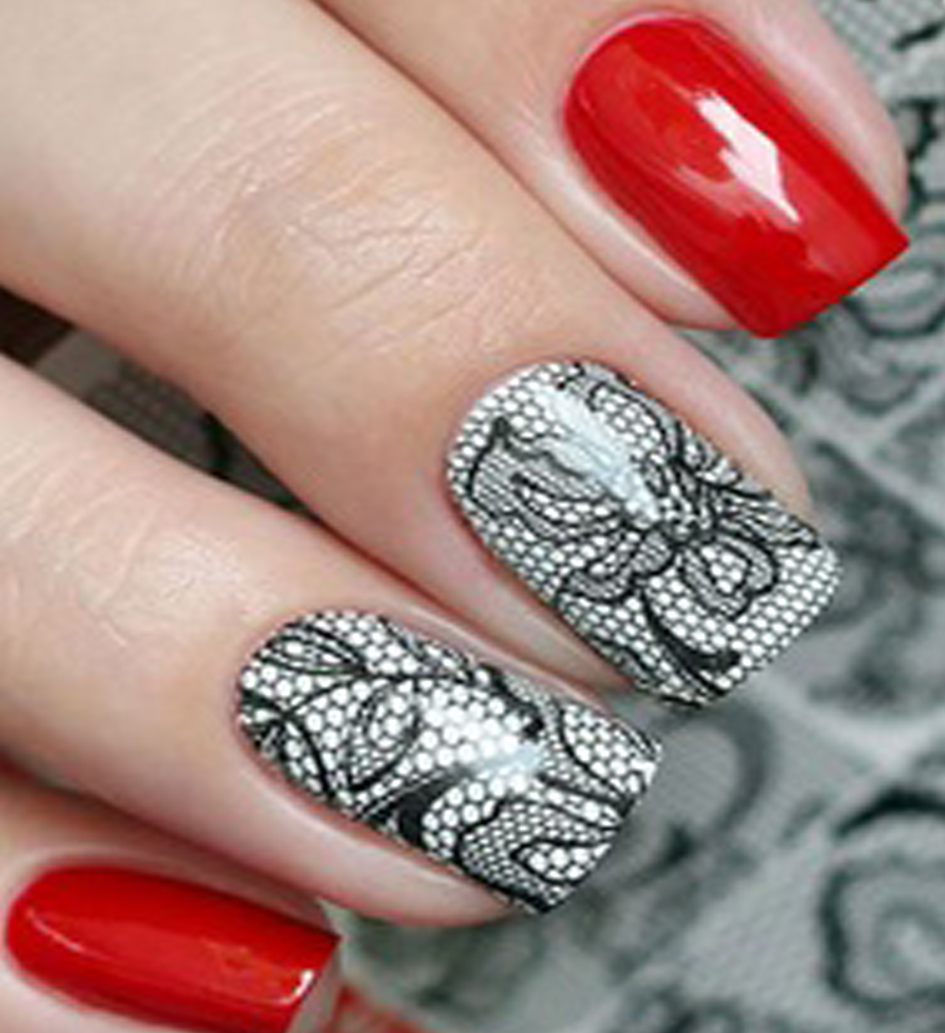 NAIL ART STICKERS N299 (pegatinas al agua)