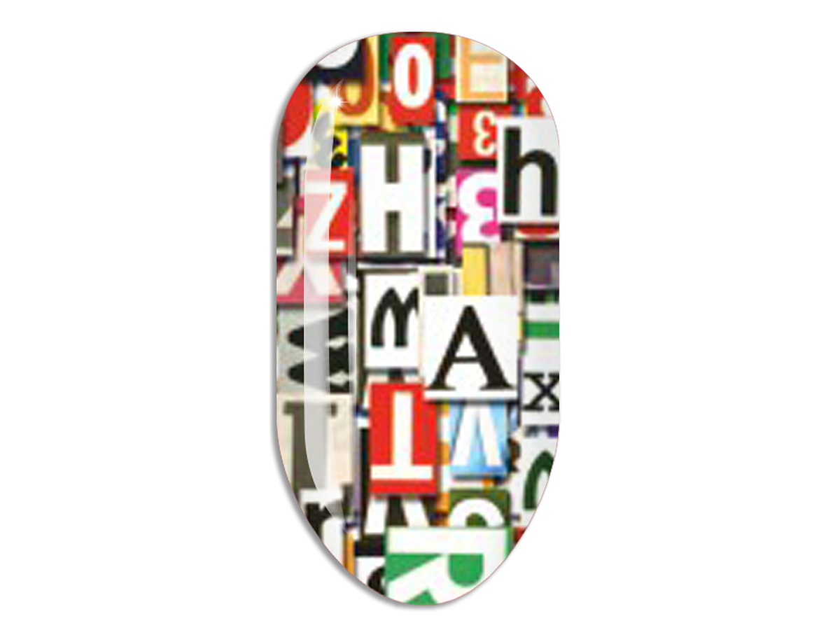 NAIL ART STICKERS N332 (pegatinas al agua)