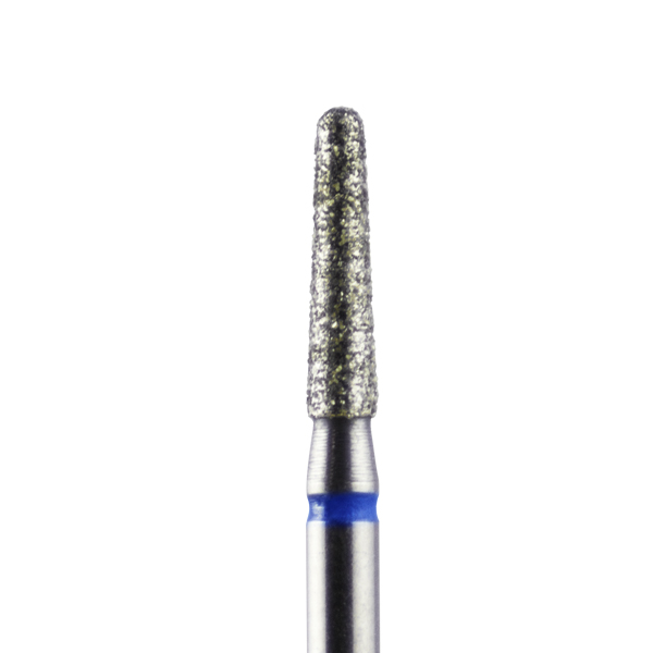 Fresa diamante cono redondeado - azul - 2,3mm