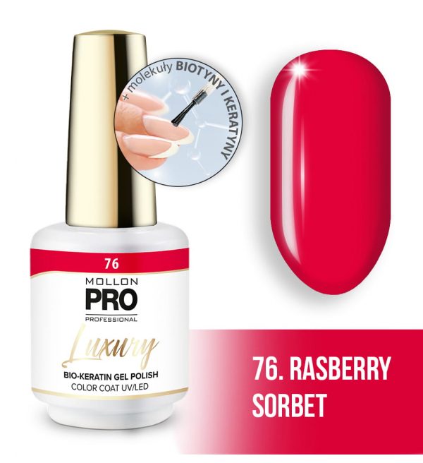 Esmalte semipermanente Luxury Bio-Keratin gel polish color coat 76 8 ml