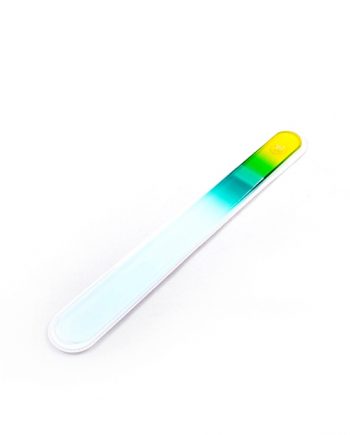 Lima de cristal templado  19,5 cm azul-verde