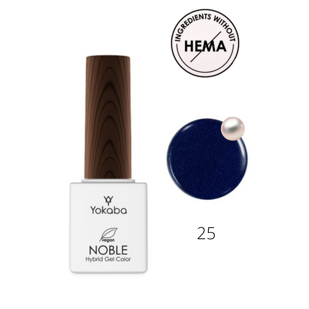 NOBLE Hybrid Gel Color Coat UV/LED 7ML - 25 Navy Gleam
