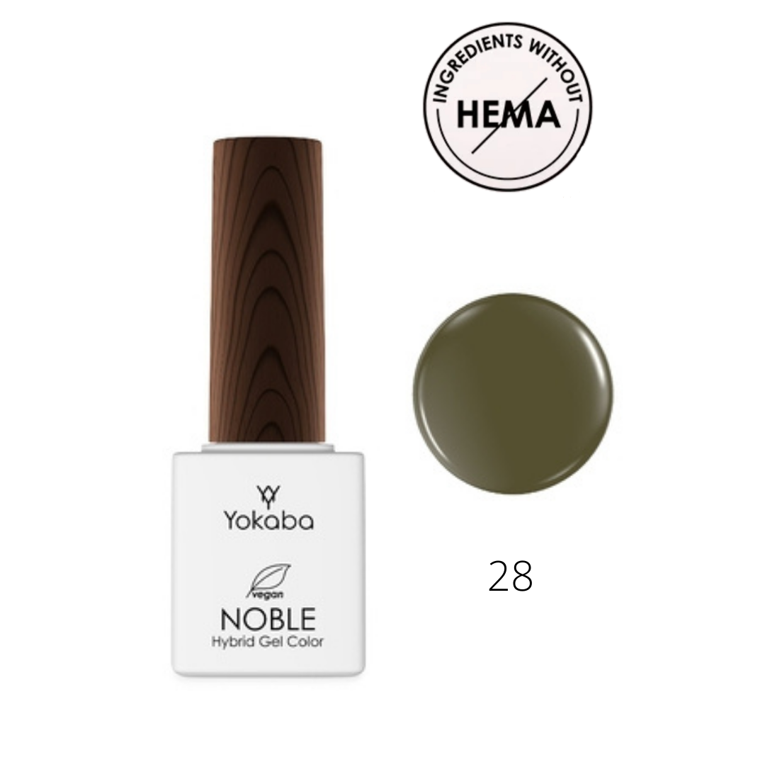 NOBLE Hybrid Gel Color Coat UV/LED 7ML - 28 Army Green