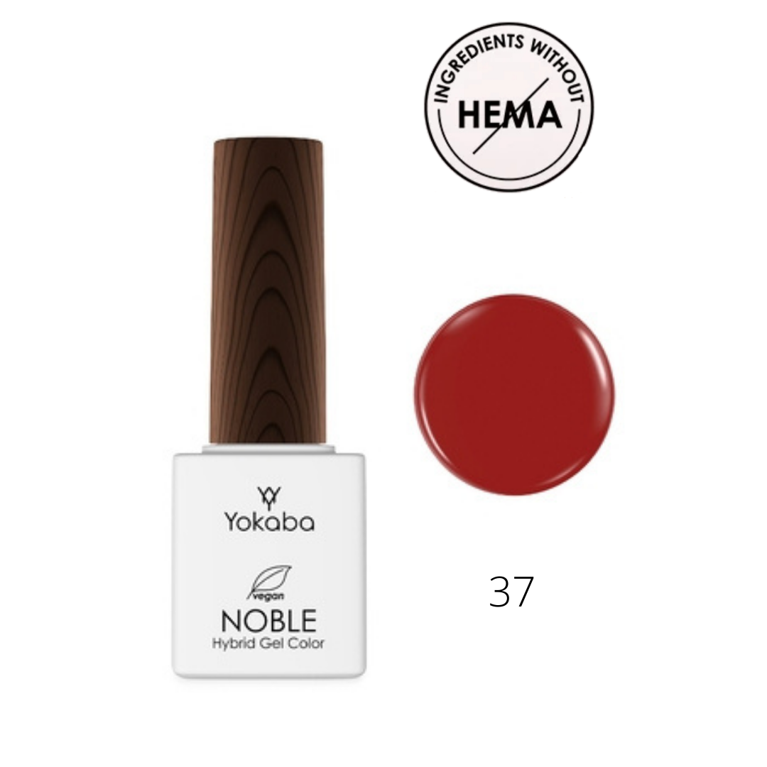 NOBLE Hybrid Gel Color Coat UV/LED 7ML - 37 Classic Red