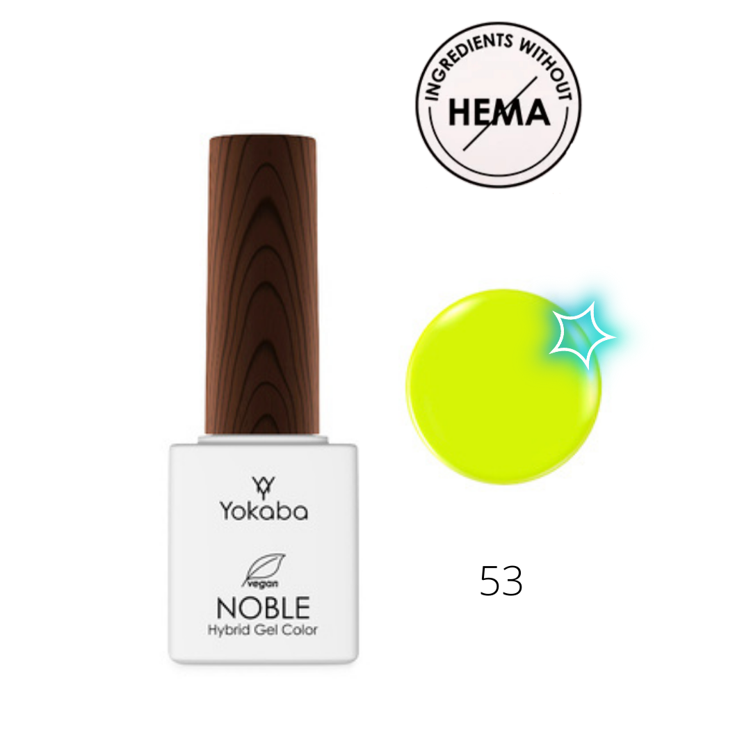 NOBLE Hybrid Gel Color Coat UV/LED 7ML - 53 Lemon Margarita