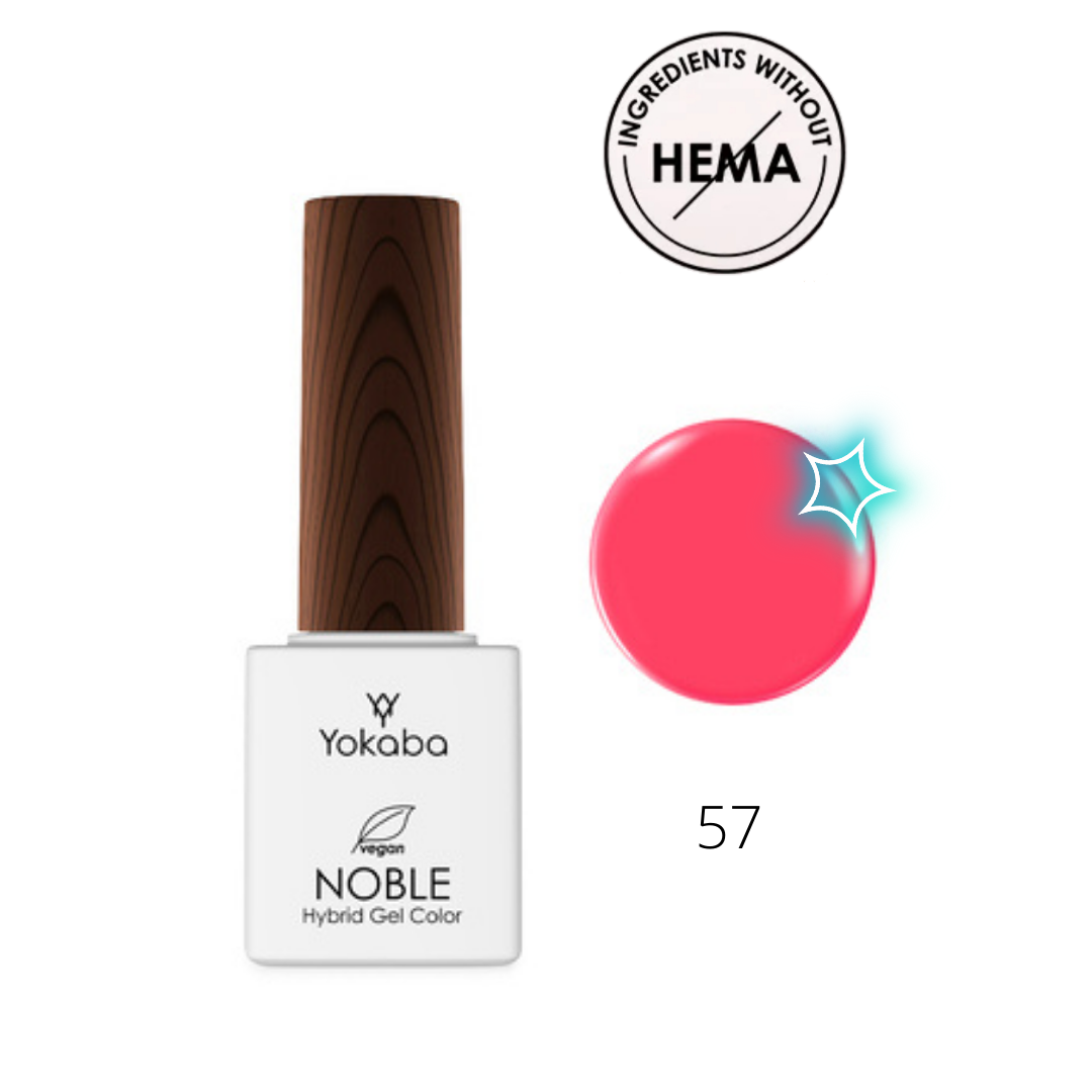NOBLE Hybrid Gel Color Coat UV/LED 7ML - 57 Tropical Pink