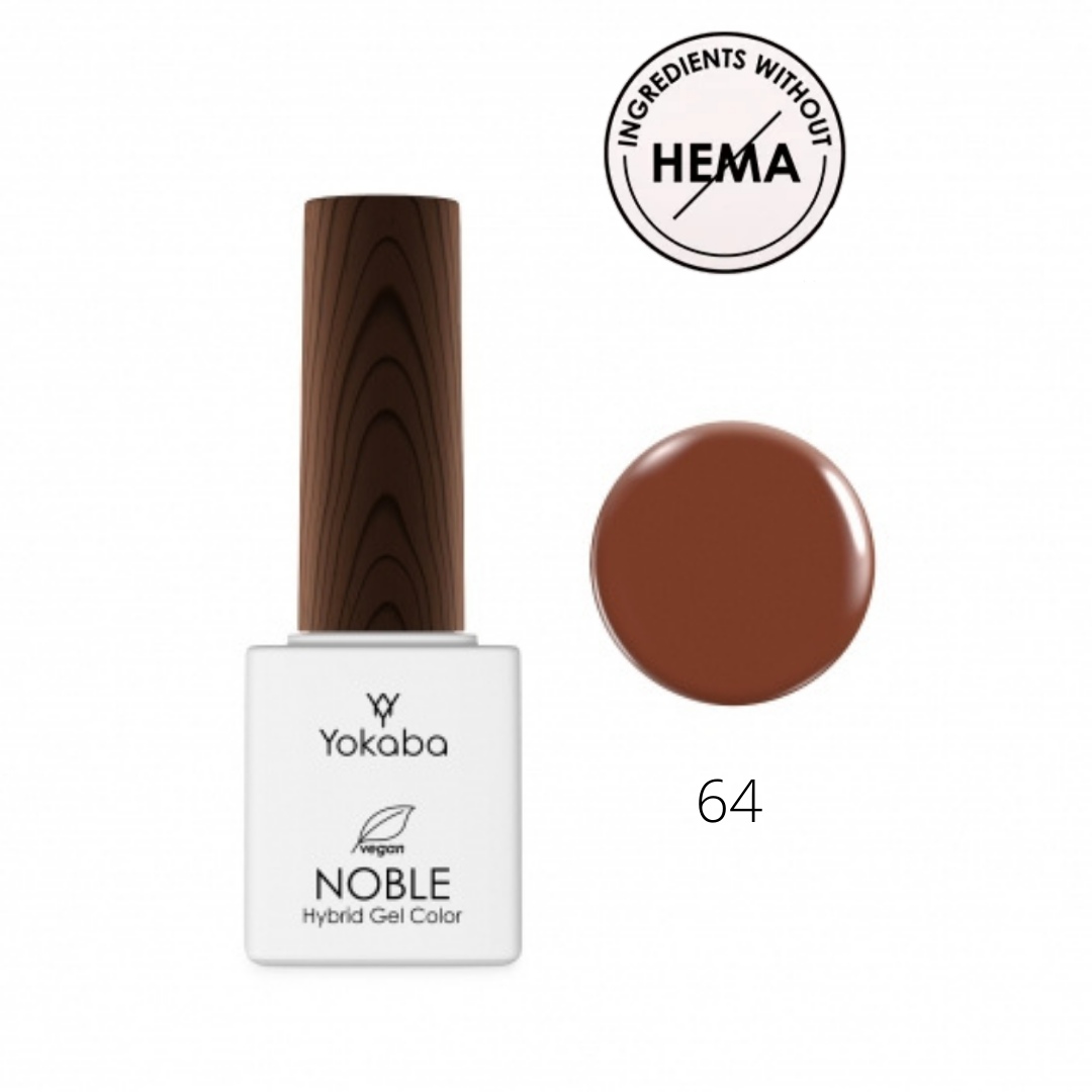 NOBLE Hybrid Gel Color Coat UV/LED 7ML - 64 Copper Red